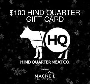 $100 Hind Quarter Gift Card