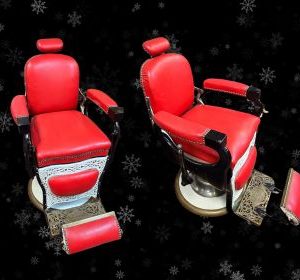 Early 1900s Koken Barber Supply Barber Chair