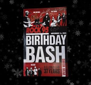 Signed Birthday Bash Poster (Kim Mitchell and The Trews)