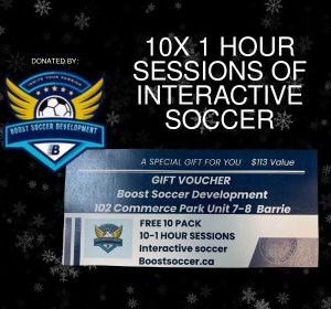 Interactive soccer at Boost Soccer Development